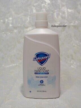 Safeguard Liquid Hand Soap 25 FL oz. Fresh Clean Scent Micellar Deep Cleansing
